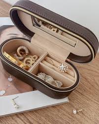 CHARLEE Jewellery Box  Chocolate