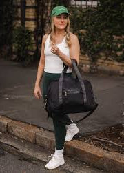 Jenn Nylon Travel Bag - Black