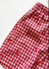 Gingham Cherry Shorts