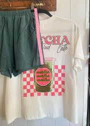 Matcha Iced Latte Tee