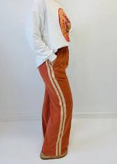Racer Pant Rust/Beige