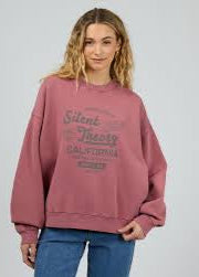 Vintage Denim Crew Cherry