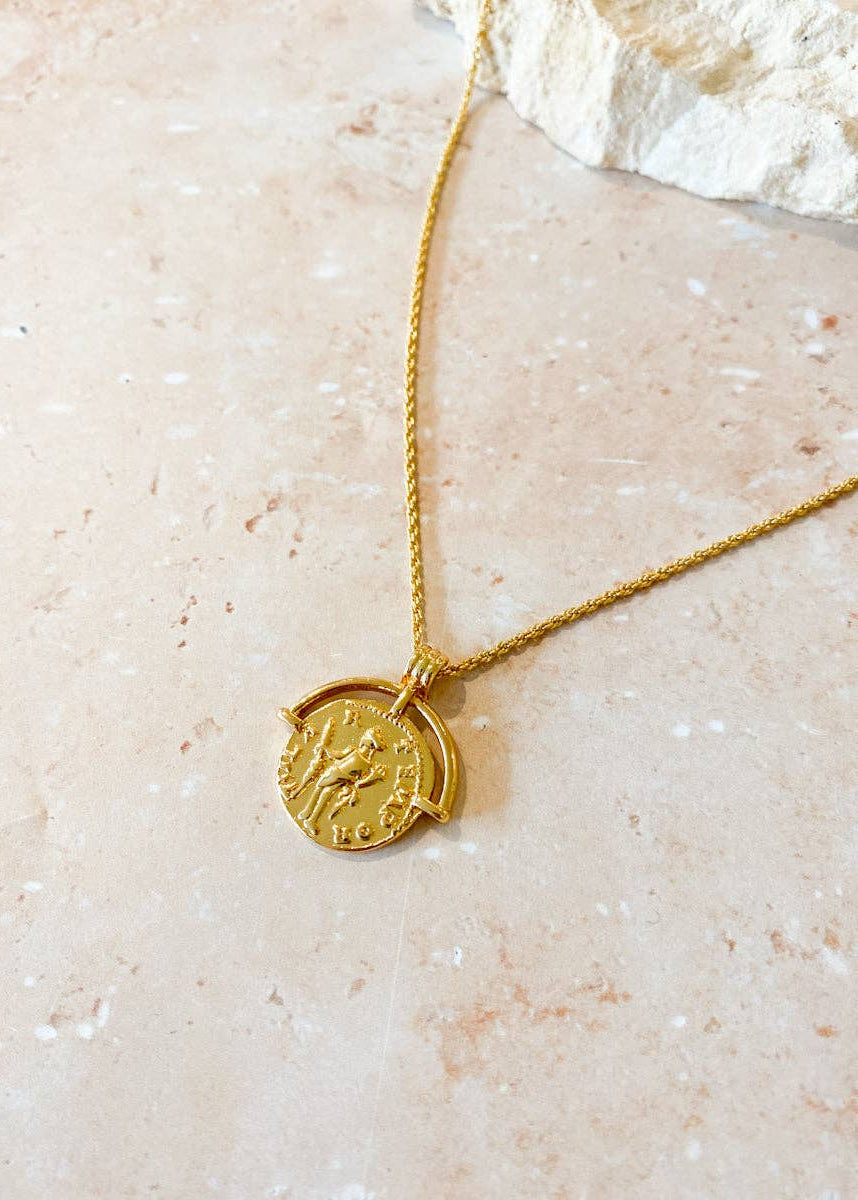 Pandora 18K Gold Plated Charm Necklace