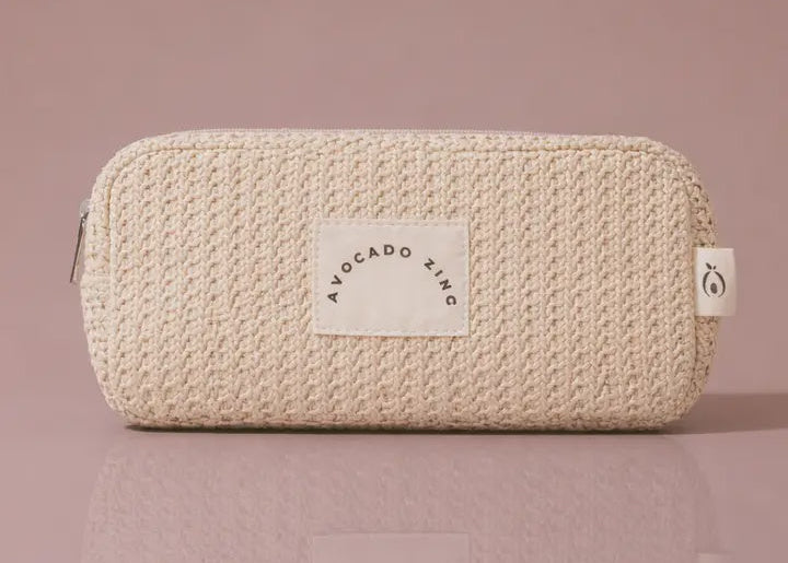 Sand Straw Pouch