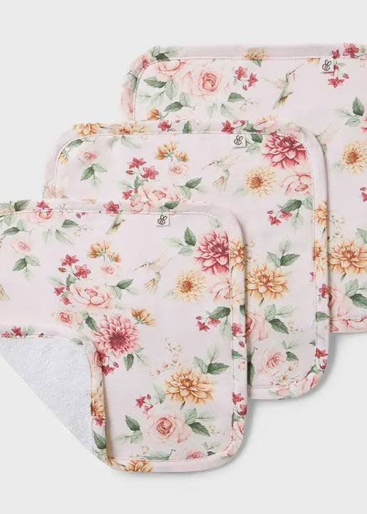 Birds & Blooms Organic Wash Cloths - 3 Pack