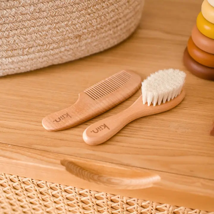Wooden Brush & Comb Set KiiN