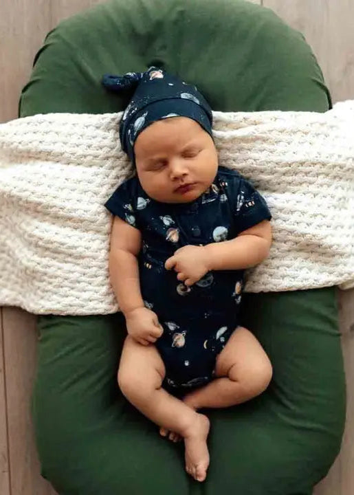 Milky Way Organic Knotted Beanie