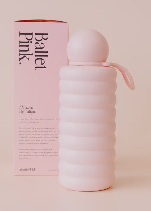 The Bubble Reusable Water Bottle 700ml - Ballet Pink