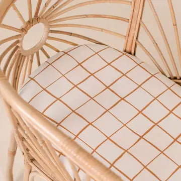 KiiN Bassinet/Co Sleeper Organic Sheet - Lattice