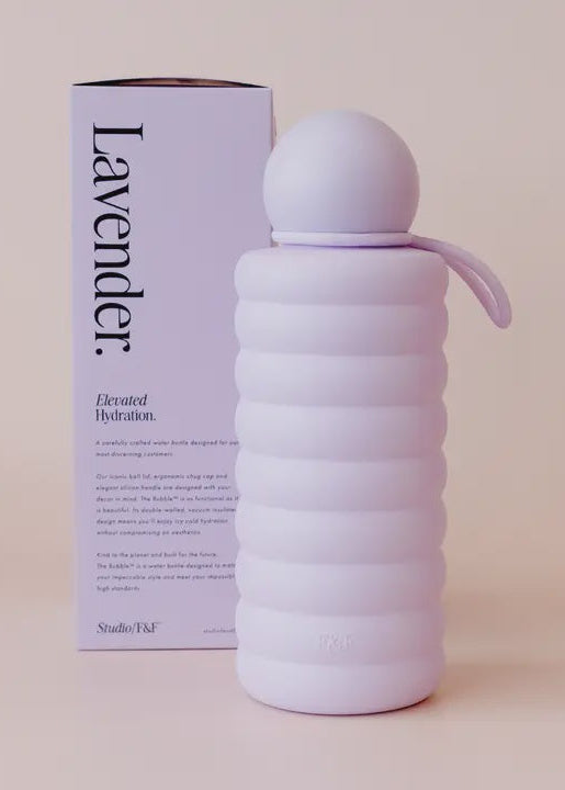 The Bubble Reusable Water Bottle 700ml - Lavender