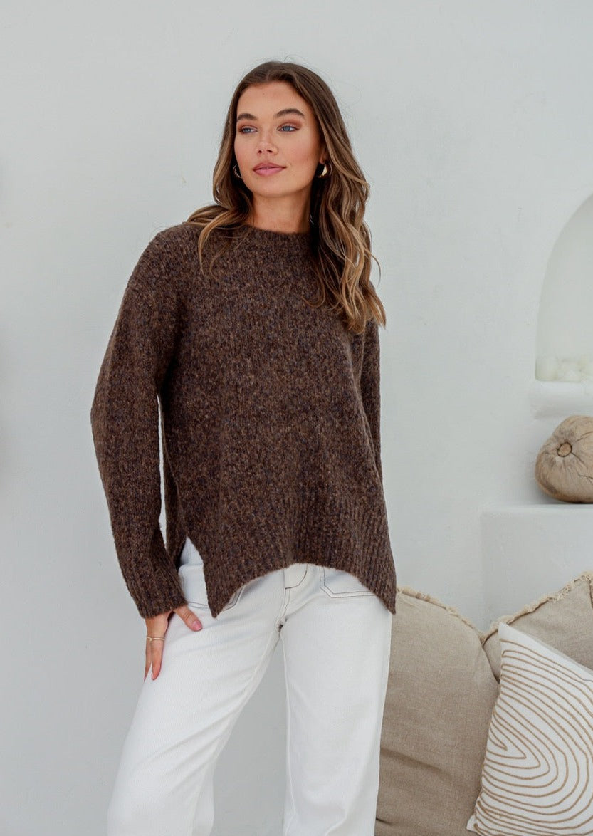 Canyon Slouch Jumper Chocolate