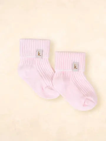 KiiN Cotton Ribbed Baby Socks