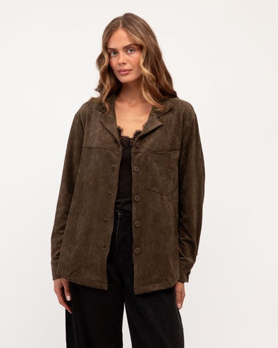 Suede Skies Shacket