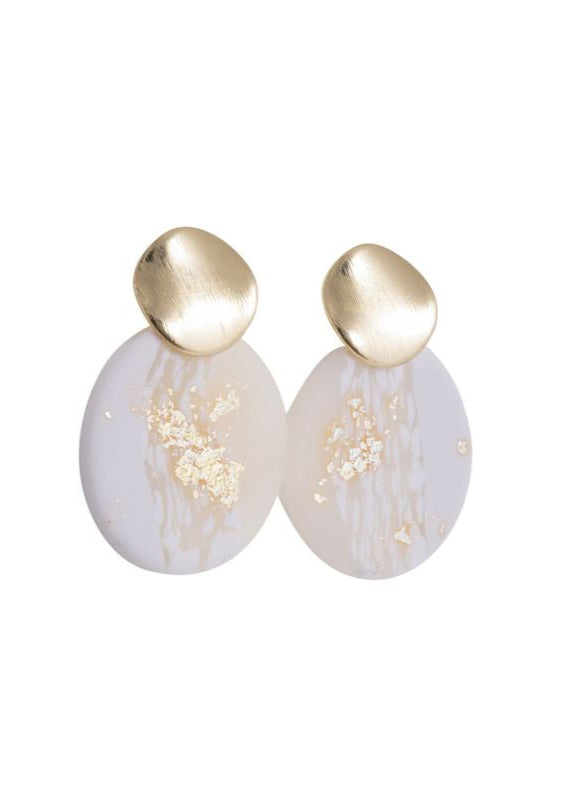 KiKi Light Shimmer Rounds Earrings
