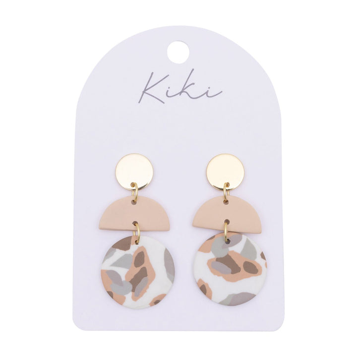 Kiki Pink Terrazzo Earrings