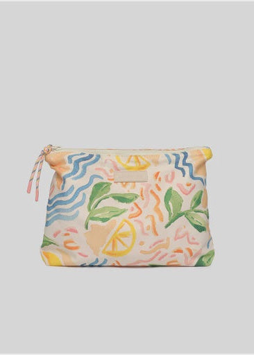 CARLY Pouch - Lemon Print
