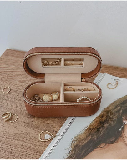 CHARLEE Jewellery Box Tan