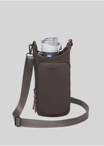 MIAMI Water Bottle Crossbody Bag - Chocolate