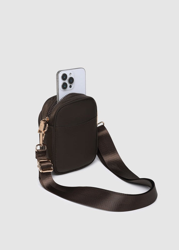 LYLA Phone Bag - Chocolate