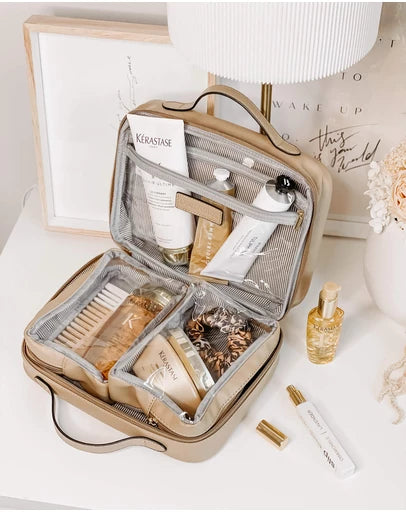 Georgie Cosmestic Case Coffee