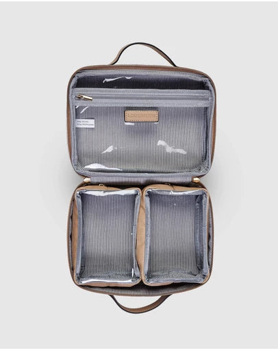 Georgie Cosmestic Case Coffee