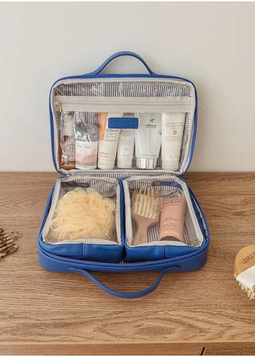 GEORGIE Cosmetic Case - Ocean Blue