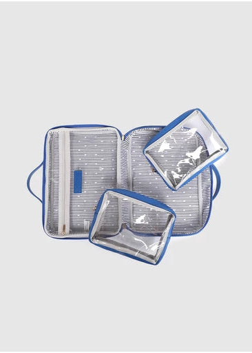 GEORGIE Cosmetic Case - Ocean Blue