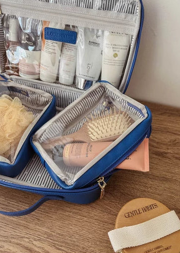 GEORGIE Cosmetic Case - Ocean Blue