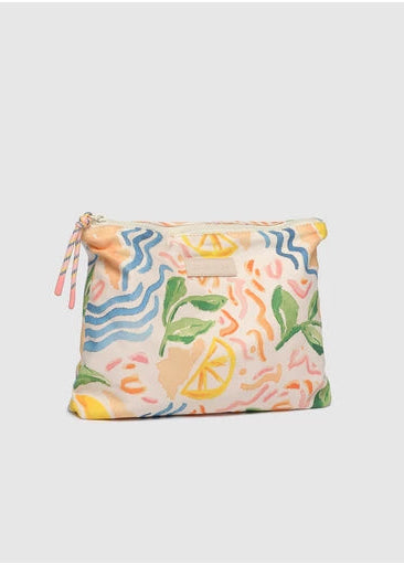 CARLY Pouch - Lemon Print