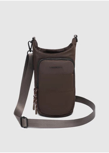 MIAMI Water Bottle Crossbody Bag - Chocolate