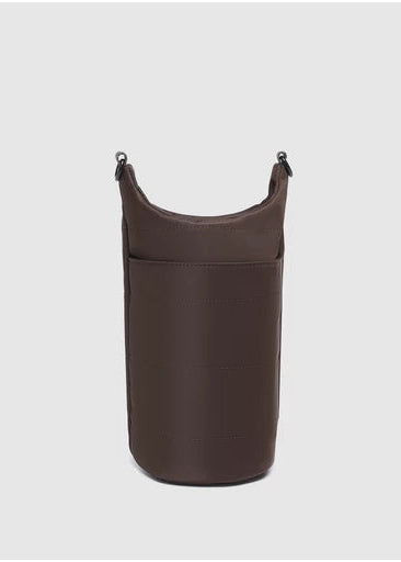 MIAMI Water Bottle Crossbody Bag - Chocolate