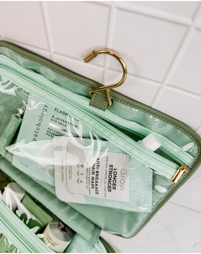 Maggie Cosmetic Case Sage Green