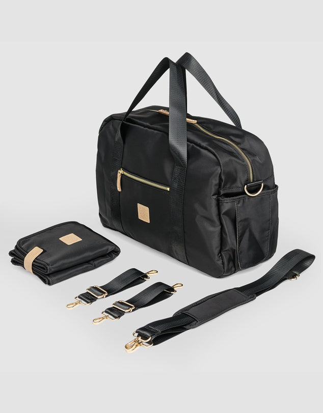 Stella Baby Bag Black Pebble