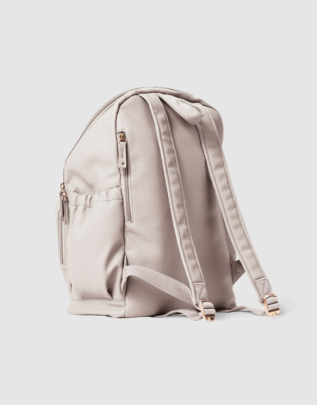 Chloe Backpack / Nappy Bag Stone Pebble