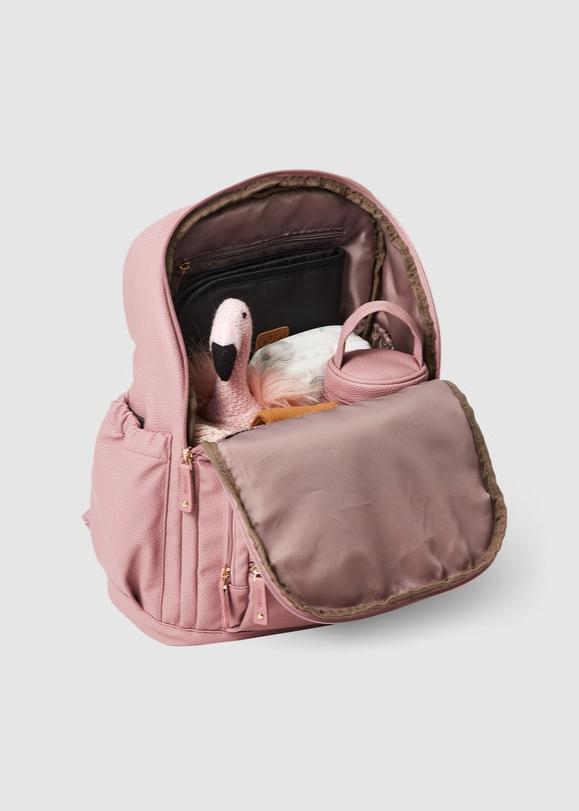 Chloe Backpack / Nappy Bag Dusky Rose