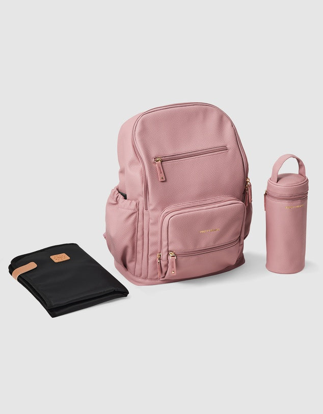 Chloe Backpack / Nappy Bag Dusky Rose