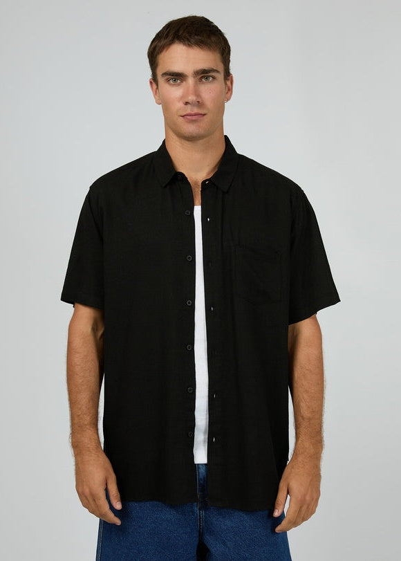 Textured Linen SS Shirt