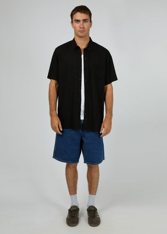 Textured Linen SS Shirt