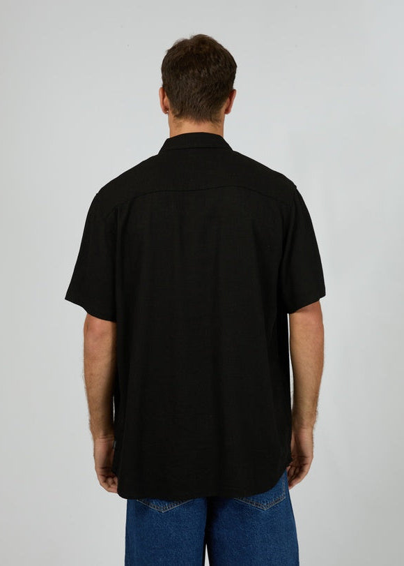 Textured Linen SS Shirt