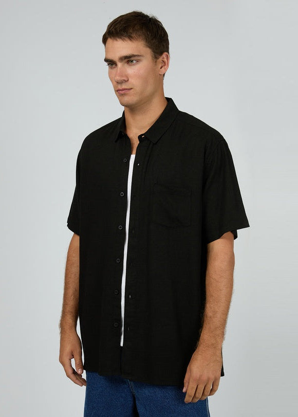 Textured Linen SS Shirt
