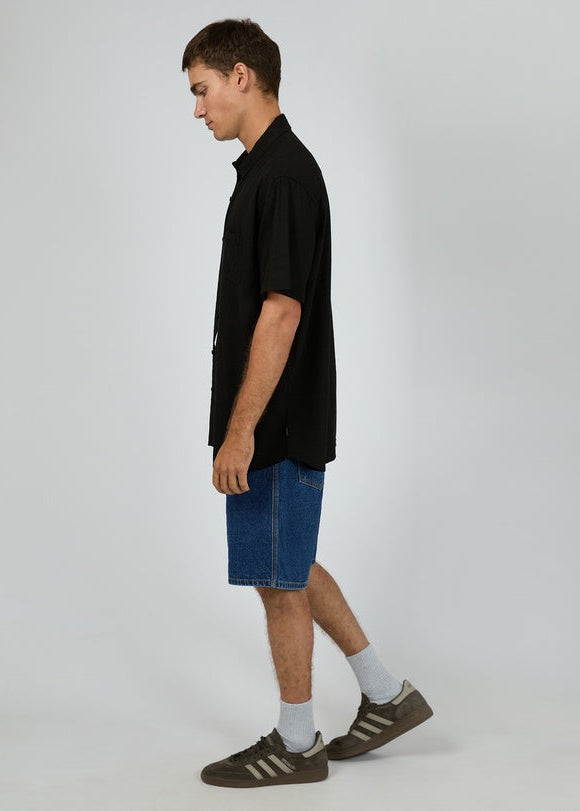 Textured Linen SS Shirt
