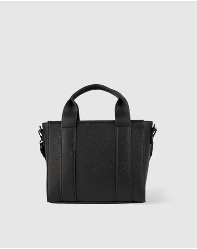 BIANCA Small Box Tote Bag Black