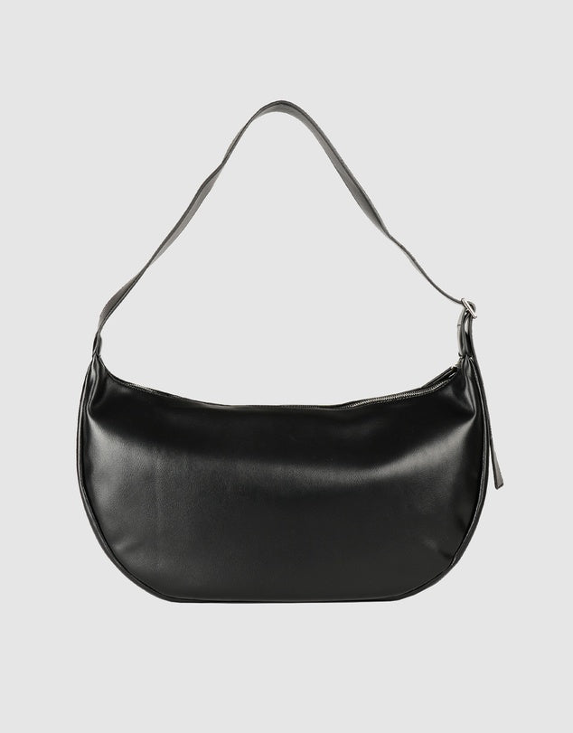 LIPARI Large Hobo Bag Black