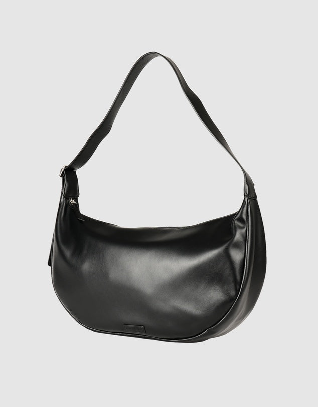 LIPARI Large Hobo Bag Black