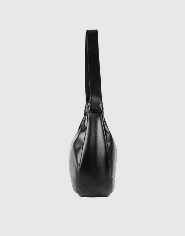 LIPARI Large Hobo Bag Black