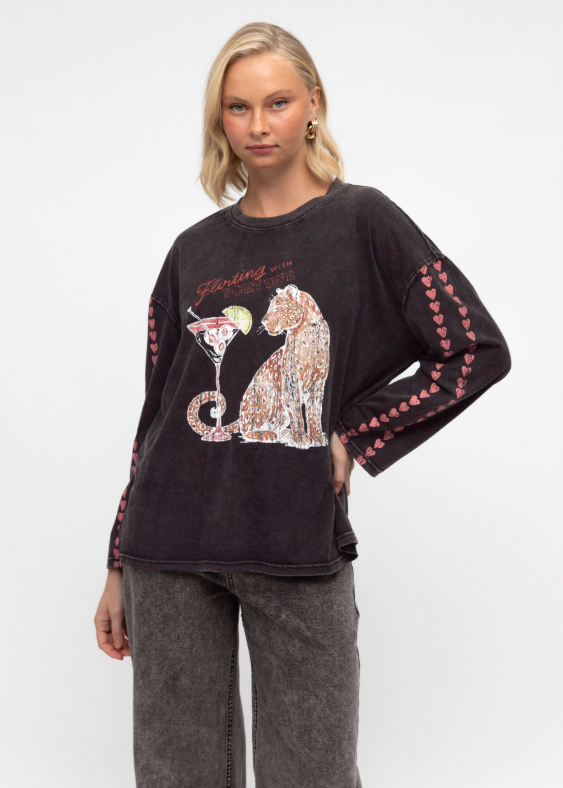 Flirting with Fortune L/S Tee