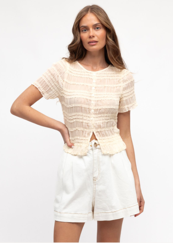Giselle Button Front Top