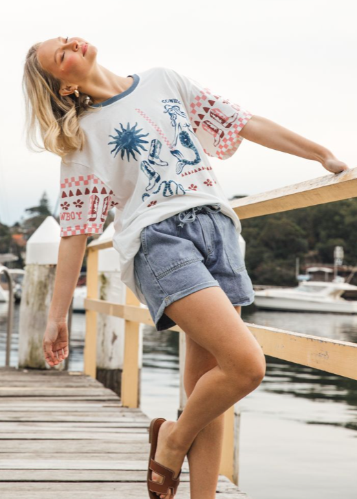 Mermaid Cowboy T Shirt