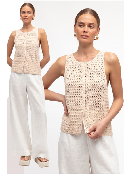 Serene Crochet Top