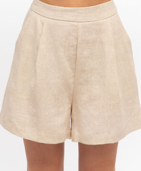 Juno Linen Shorts Oatmeal